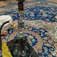 قلیان فلزی طرح خان