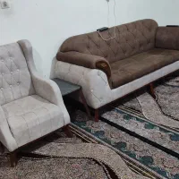 یک دست مبل هفت نفره با میز|مبلمان خانگی و میز عسلی|طبس, |دیوار