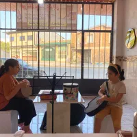 انواع دف و تنبک نو وکارکرده و آموزش توسط مدرس خانم