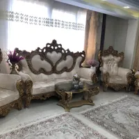 مبلمان سلطنتی همراه با میز نهار خوری مناسب جهیزیه|مبلمان خانگی و میز عسلی|شهریار, |دیوار
