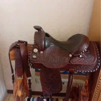 زین اسب کلکسیونی لاکچری نقره کوب شده