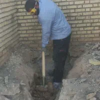 تخریب با چکش برقی وگود برداری پی خانه|خدمات پیشه و مهارت|آبادان, |دیوار