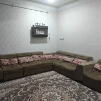 مبل ال ۷نفره همراه با پاف