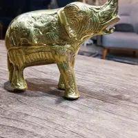 فیل خانواده برنجی (توضیحات خوانده شود)|صنایع دستی و سایر لوازم تزئینی|تهران, خاک سفید|دیوار