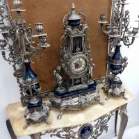 آینه شمعدان برنجی سنگین|صنایع دستی و سایر لوازم تزئینی|مشهد, پنجتن|دیوار