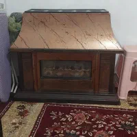 بخاری طرح شومینه سالم در حد نو