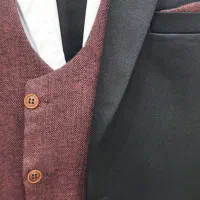 کت و شلوار مشکی و جلیقه نوجوان