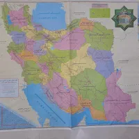 نقشه ایران  اندازه 50×70