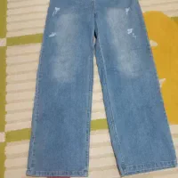 شلوار بگ فقط یکبار درحدیکساعت پوشیده شده