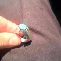 انگشتر نقره نگین فیروزه