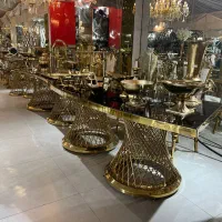 میز فلز مدل فلور تالاری