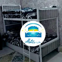 تخت خواب دو طبقه حاجی پور(تختخواب۲دوطبقه)تشک انیدا