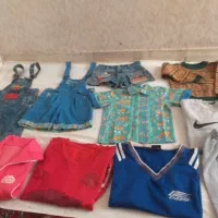 تعدادی لباس بچه کوچک تیکه ای ۴۰هزار تومان|کفش و لباس بچه|تهران, هفت حوض|دیوار