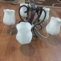 ۲عددلوستر طرح لاله ۶ شاخه|لوستر و چراغ آویز|اصفهان, تیران|دیوار