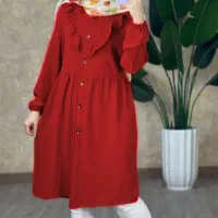 لباس دخترانه مانتو و شلوار لی مناسب ۱۰تا۱۴سال