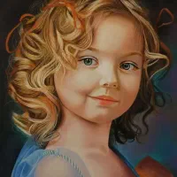 تابلو نقاشی پاستل گچی کار دست بدون قاب ۵۰ ×۷۰