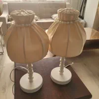 یک جفت آباژور رومیزی ست|چراغ خواب و آباژور|کرج, شهرک ولیعصر|دیوار