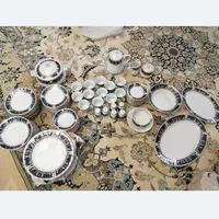 سرویس 12 نفره چینی ژاپن اصل طلاکوب قدیمی|ظروف سرو و پذیرایی|تهران, جوادیه تهرانپارس|دیوار