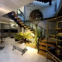 شاهکار معماری/تریبلکس استخردار با روفگاردن|فروش خانه و ویلا|چمستان, |دیوار