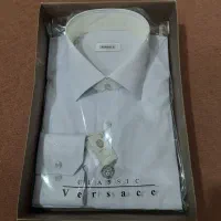پیراهن مردانه ورساچه اصل استخوانی ایکس لارج xl