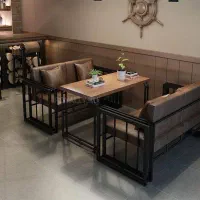 نهارخوری ۴ نفره میز صندلی کافه بستنی مدل ZIX|میز و صندلی غذاخوری|نور, |دیوار