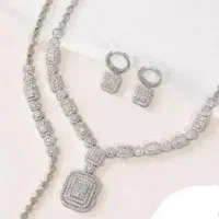 سرویس نقره و ساعت نقره با عیار ۹۲۵ کد990