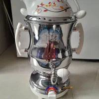 سماور گازی همراه با قوری ( مارک خجسته )