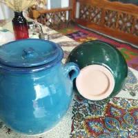 کوزه های ماست نو در دو سایز و دو رنگ سبز و آبی|ظروف نگهدارنده، پلاستیکی، یک‌بارمصرف|شیرود, |دیوار