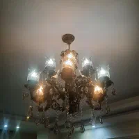 لوستر شاه عباسی ۶ شاخه ۱۲ گل