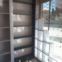 قفسه ام دی اف|کتابخانه، شلف، قفسه‌های دیواری|شیروان (خراسان), |دیوار