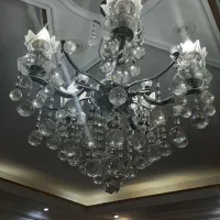 لوستر ۵ شاخه کریستال