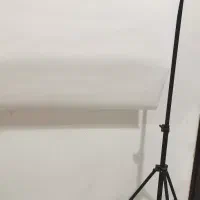 فون سفید رنگ همرا با پایه