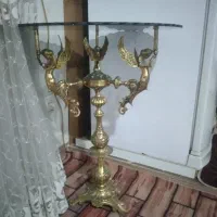 یک عدد میز فرشته برنز و یک عدد آیینه کنسول برنز|بوفه، ویترین، کنسول|بهار, |دیوار