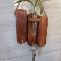 جا کلیدی و آویز چوبی|صنایع دستی و سایر لوازم تزئینی|پاکدشت, شهرک امام رضا|دیوار