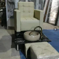 صندلی پدیکور و تخت سالنی