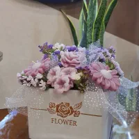 باکس گل شمعی جاودان|صنایع دستی و سایر لوازم تزئینی|آران و بیدگل, |دیوار