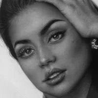 طراحی چهره سیاهقلم|تابلو، نقاشی، عکس|مشهد, کوشش|دیوار