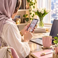 خانم های هدفمند یک فرصت همکاری با گوشی