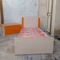 تخت خواب تکنفره ام دی اف باکمد کنار