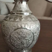 تنگ شاخدار مس و برنج نقره نما|صنایع دستی و سایر لوازم تزئینی|اصفهان, رزمندگان|دیوار