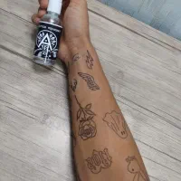 اسپری تتو موقت + طرح تتو