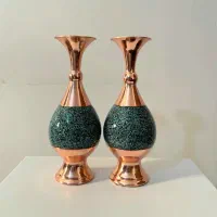 گلدان فیروزه کوبی صنایع دستی|صنایع دستی و سایر لوازم تزئینی|برخوار, |دیوار