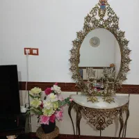 آینه شمعدان برنز