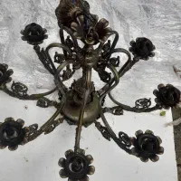 فروش ۲ لوستر برنجی