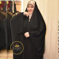 چادر مشکی عربی دانشجویی خبرنگاری ایرانی کد GOo17|لباس|گنبد کاووس, |دیوار