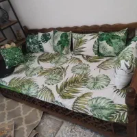 تخت چوبی سنتی دومتری|مبلمان خانگی و میز عسلی|ماهدشت, |دیوار