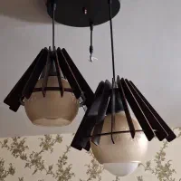 لوستر چوبی|لوستر و چراغ آویز|اصفهان, رحیم‌آباد|دیوار