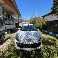 207 سقف فلز سفید دنده ای هیدرولیک Tu5 مدل 1404 خشک|خودرو سواری و وانت|تالش, تالش|دیوار