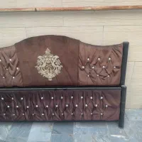 تخت خواب فلزی دونفره|تخت و سرویس خواب|قائمشهر, |دیوار