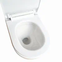 توالت فرنگی زیبا سرام خودشور دار اتومات|لوازم سرویس بهداشتی|تبریز, |دیوار